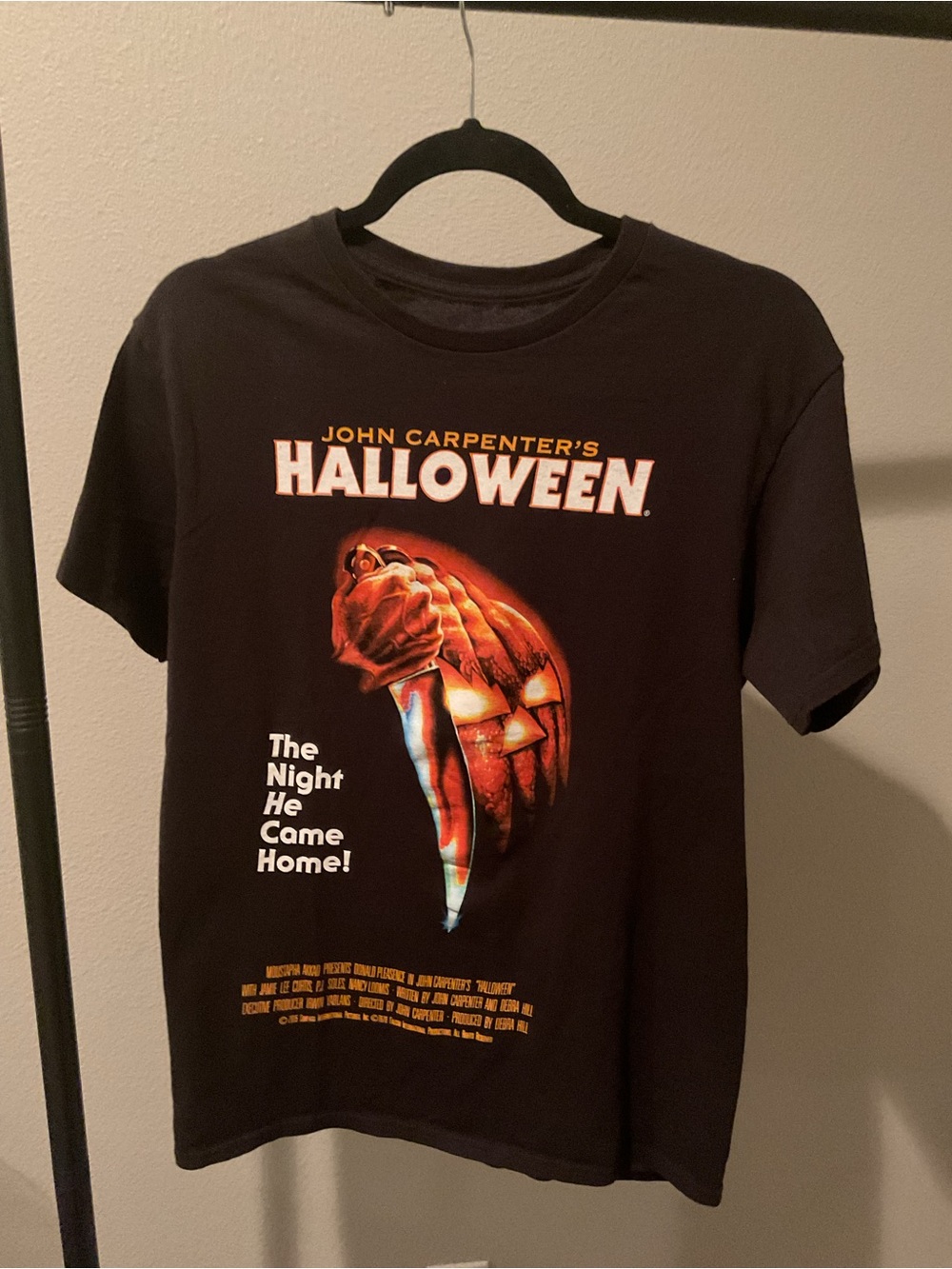 John Carpenter's Halloween Graphic Tee - Black